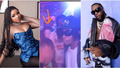 Burna Boy and Big Brother Naija star, Nengi spark dating rumour after being spotted at the club together (video)