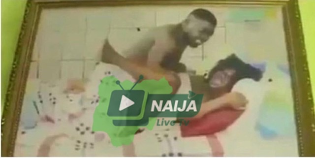 Exposed:  Angry husband caught his cheating wife, snapped and framed the picture in his living room