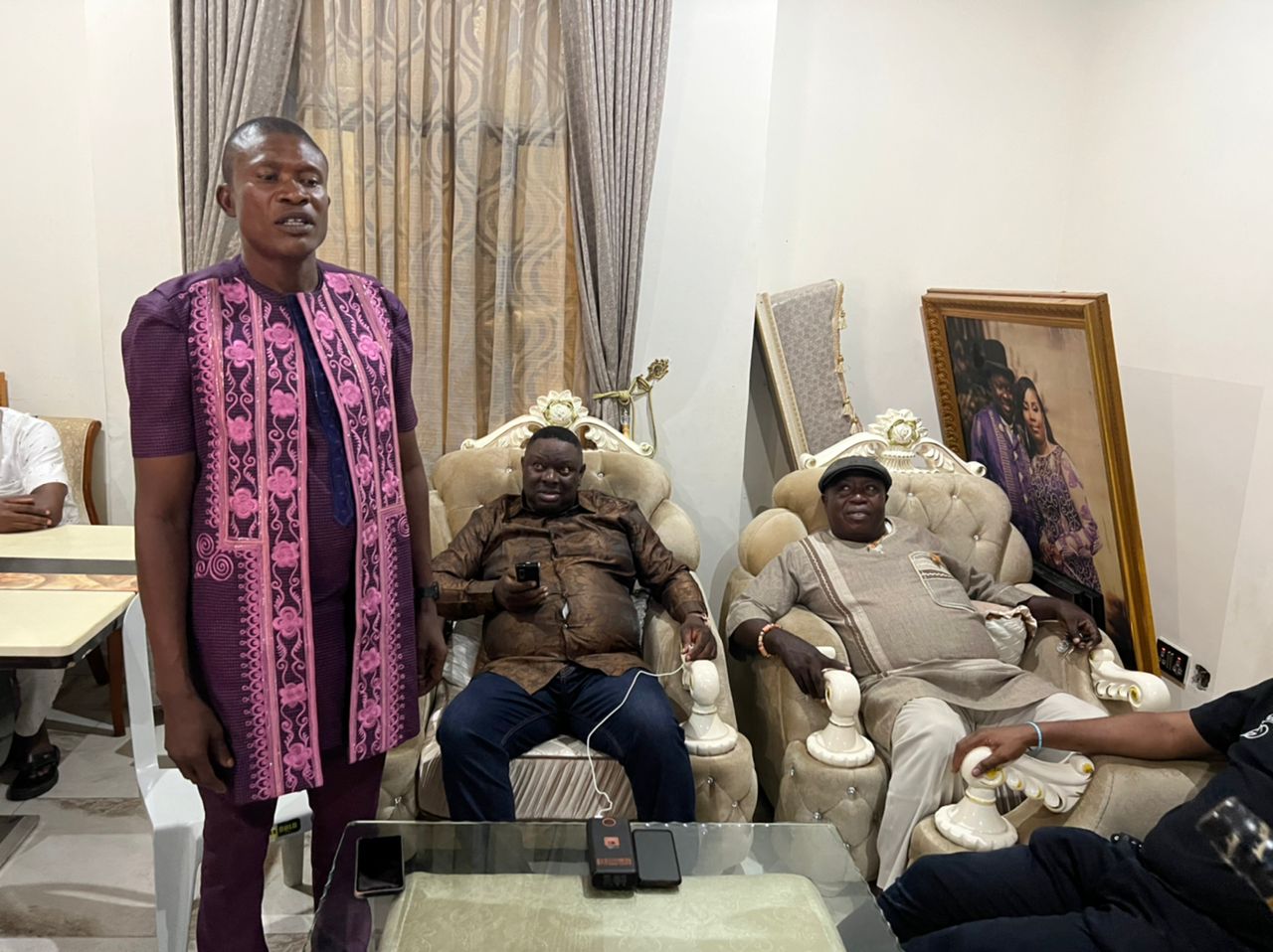 Hon. Mike Olomu visits pastor Reuben C. Wilson, As part of his widespread consultations to cling the House of Reps sit Sagbama Ekeremor federal constituency