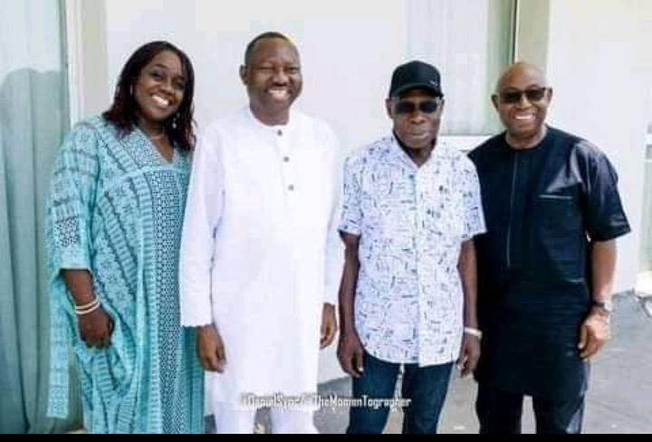 Ex-Finance Minister, Adeosun Visits Obasanjo