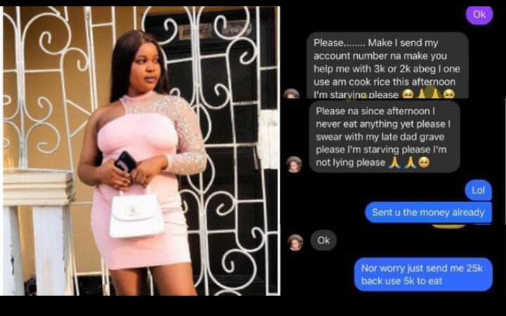 LADY BLOCKS HER HELPER AFTER HE MISTAKENLY SENT N30K TO HER INSTEAD OF N3K