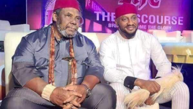 Yul Edochie was my last born child i had in 1982, two years after I acted the Movie titled THINGS FALL APART which brought me to limelight. (Peter Edochie)