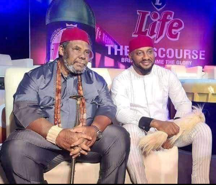 Yul Edochie was my last born child i had in 1982, two years after I acted the Movie titled THINGS FALL APART which brought me to limelight. (Peter Edochie)