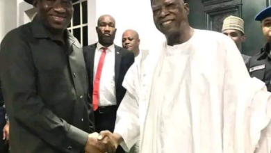 BREAKING NEWS: Goodluck Jonathan Meets APC National Chairman, Senator Adamu Abdullahi This Evening.