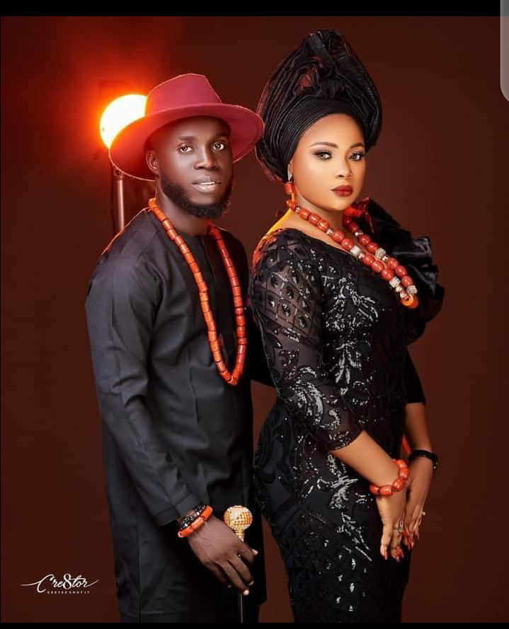 FEW WEEKS TO THE TRADITIONAL MARRIAGE BETWEEN FORMER MISS NOLLYWOOD AMB. SONIA SUNDAY AND PHARMACIST KONYEFA FELIX EBIASUODE.