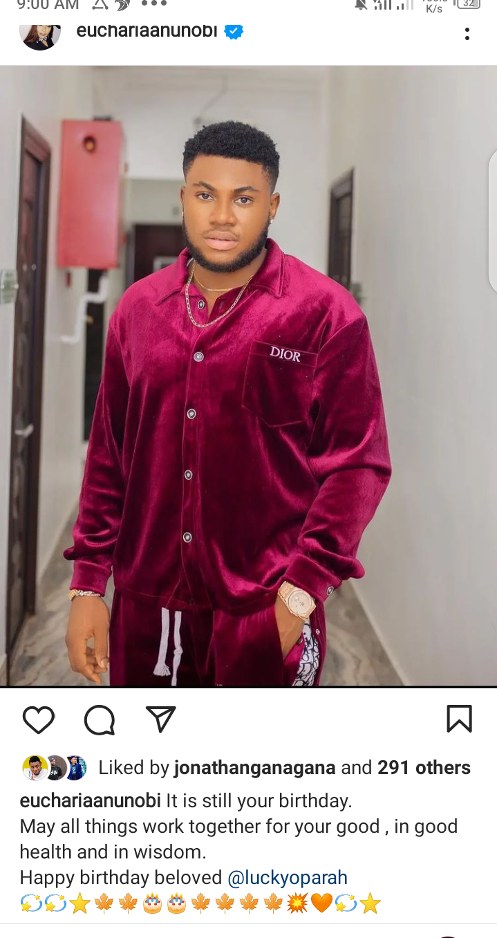 I love you” – Actor, Lucky Oparah confirms he is dating Eucharia Anunobi 