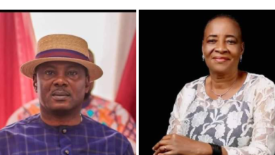 Hon. Jonathan Obuebite PhD, congratulate Marie Ebikake, winner of PDP Brass/Nembe Federal Constituency