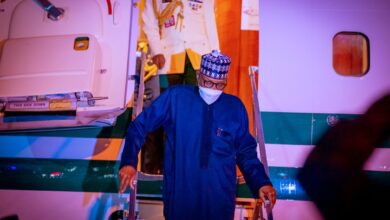 JUST-IN: President Buhari Arrives Spain For State Visit (PHOTOS) 