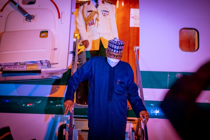 JUST-IN: President Buhari Arrives Spain For State Visit (PHOTOS) 