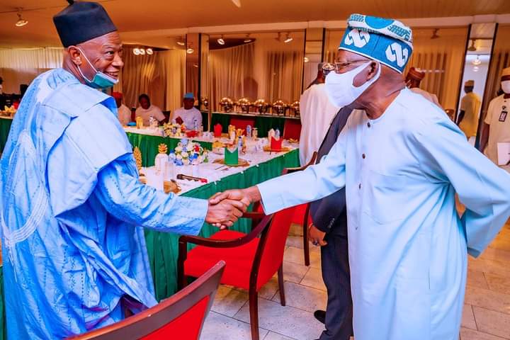 Breaking President Buhari Meets With APC Presidential Aspirants In Abuja(photos