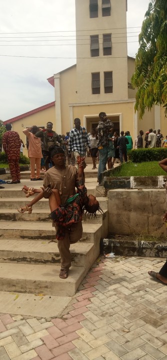 Graphic Photos From Ondo Catholic Church Attack