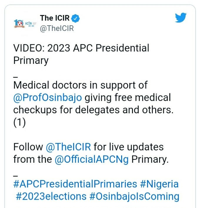 Breaking News: Osinbajo Offers Delegates Free Massage At APC Convention