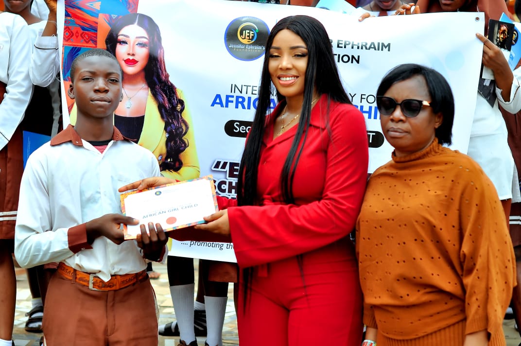 Ex Beauty Queen Awards Scholarship To 10 Students To Celebrate Girl Child Day