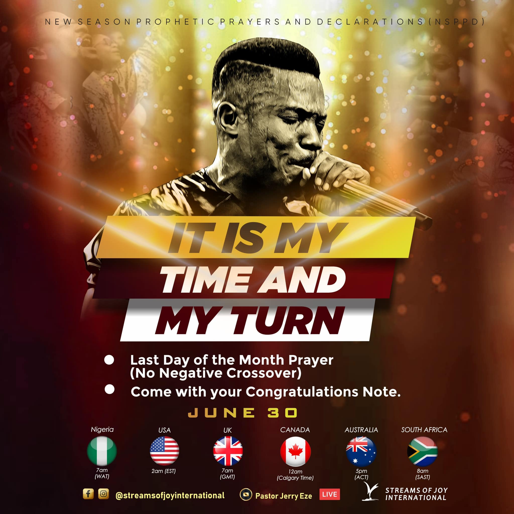 NSPPD Live || Pastor Jerry Eze Morning Prayer 30th June 2022