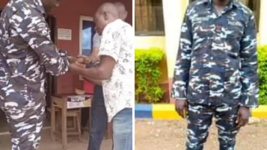 Nigerian Police demote officer seen in viral video singing, dancing and brandishing rifle in praise of cult group