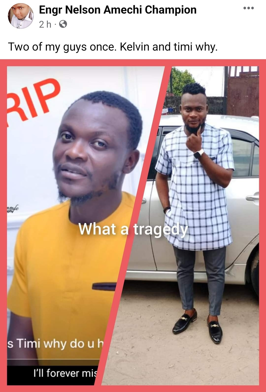 Sad: Couple die in car accident while returning from their traditional wedding in Delta State