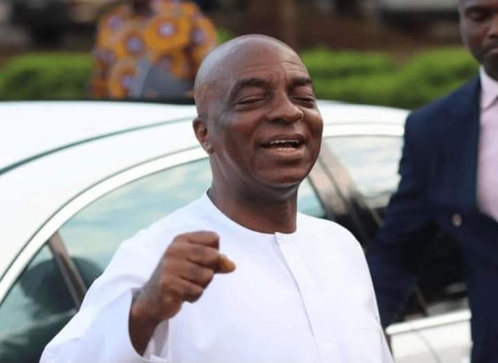 BREAKING:  ROTIMI AMAECHI VISITS BISHOP OYEDEPO