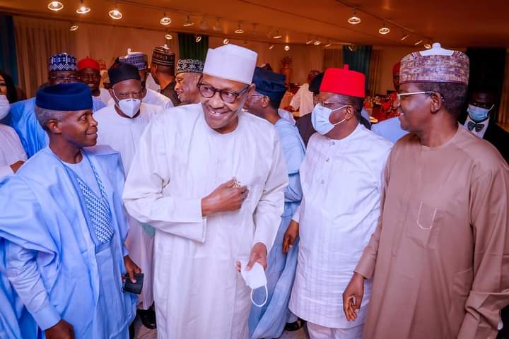 President Buhari meets with National Advisory Council of APC in Abuja on 5th June 2022