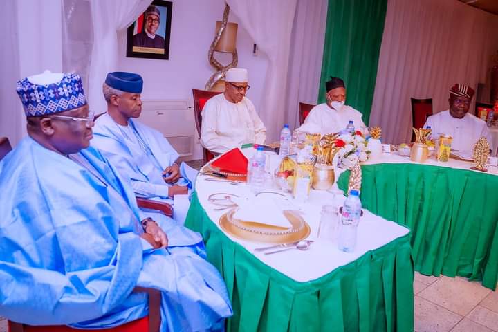 President Buhari meets with National Advisory Council of APC in Abuja on 5th June 2022