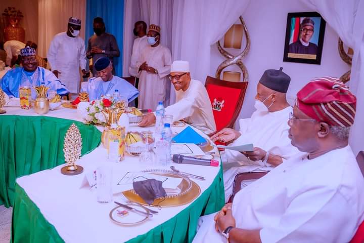 President Buhari meets with National Advisory Council of APC in Abuja on 5th June 2022