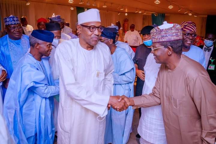 President Buhari meets with National Advisory Council of APC in Abuja on 5th June 2022