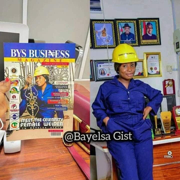 President Ijaw Women of America Celebrates Bayelsa Female welder and promise to............