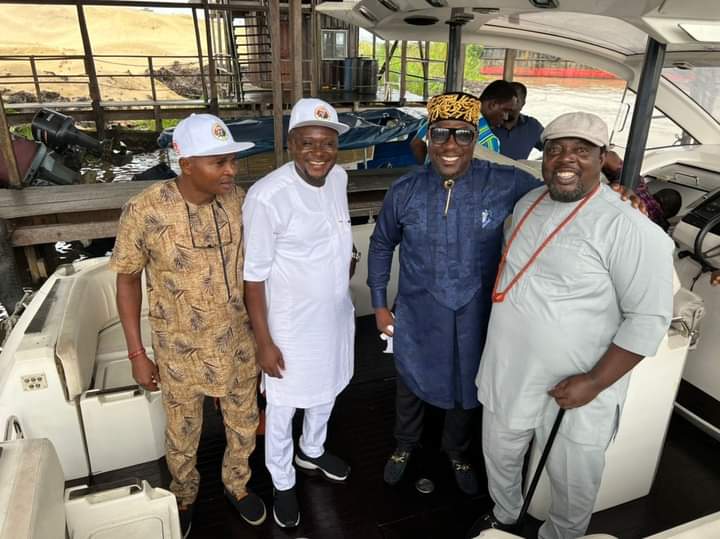 Ahead of the Odi Ogoriba Uge festival, Former Speaker of the Bayelsa State House of Assembly Rt. Hon. Tonye isenah visits Tompolo