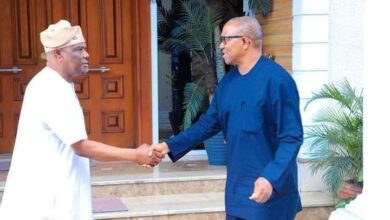 Breaking News: Peter Obi visits Governor Wike