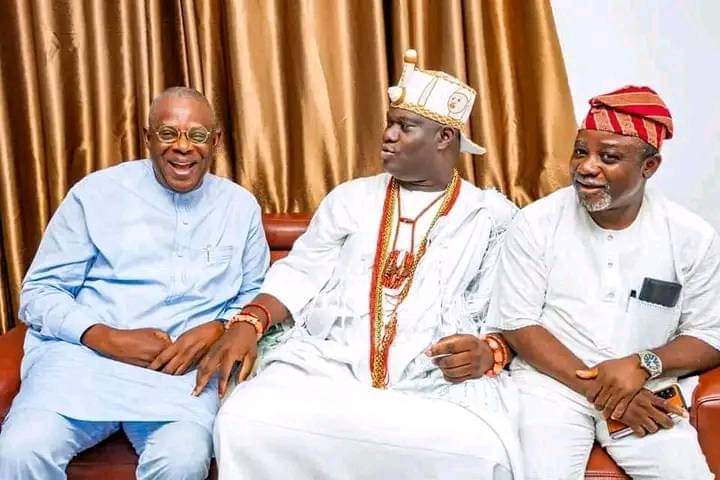 Asiwaju Tinubu Visits Oni Of Ife In Abuja.