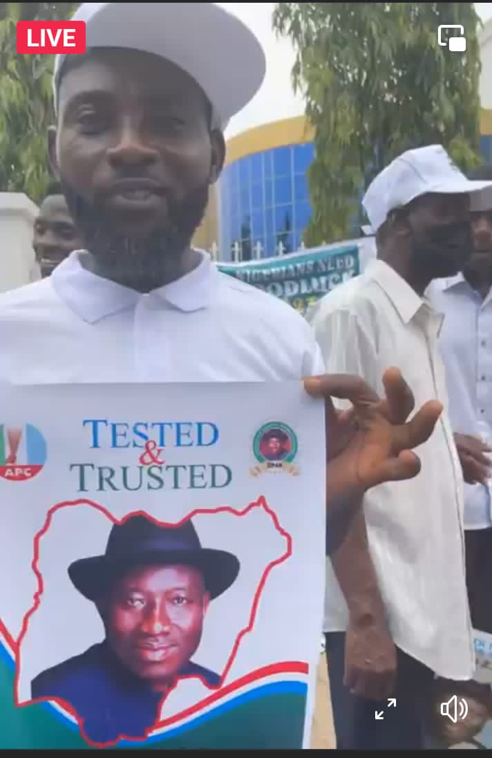 Breaking News: Goodluck Jonathan for President Solidarity Walk is currently on-going at the nation capital Abuja