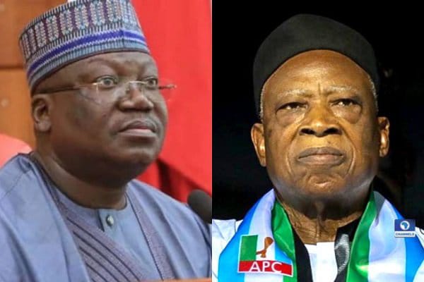 2023 PRESIDENCY: THE INTRIGUES  APC National Chairman, Abdullahi Adamu, reportedly announces Ahmed Lawan, as consensus candidate