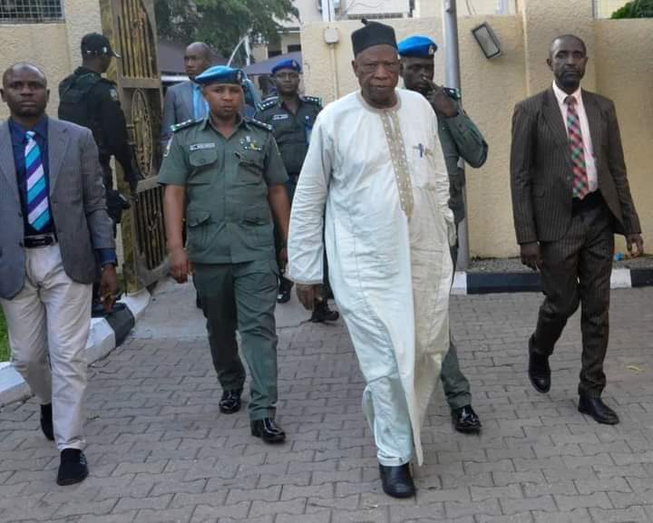 APC National Chairman, Senator Adamu Abdullahi visits Tinubu at his Abuja residence.