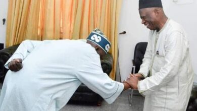 APC National Chairman, Senator Adamu Abdullahi visits Tinubu at his Abuja residence.