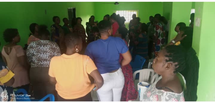 Flag off 'Operation Show Your PVC' Door to Door Campaign by the State Women Leader Pastor Reuben Initiative For Good Leadership And Accountability  Pst Esther Martins