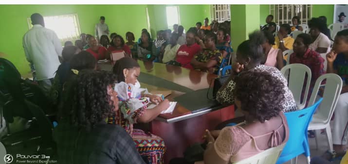 Flag off 'Operation Show Your PVC' Door to Door Campaign by the State Women Leader Pastor Reuben Initiative For Good Leadership And Accountability  Pst Esther Martins