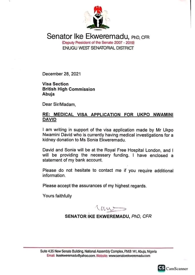 BREAKING Former deputy Senate President, Ike Ekweremadu has just been denied bail in a London court with the reason why.....