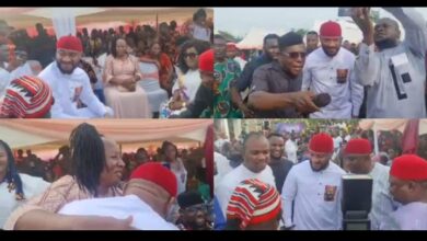 VIDEO: Yul Edochie thanks Nkem Owoh, Patience Ozokwo, Ebele Okaro, fans for massive reception at an event