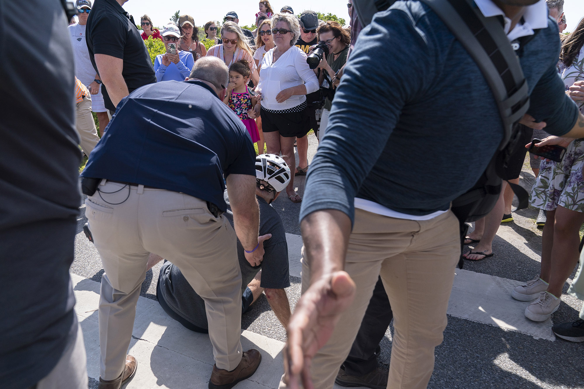 U.S President Biden Falls Off His Bike While Riding In Delaware (Photos) - Foreign Affairs
