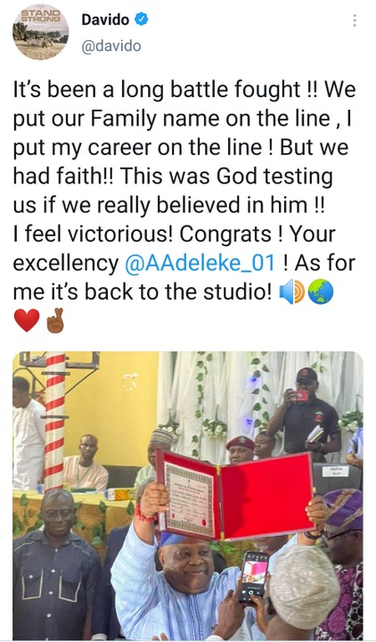 INEC Presents Certificate Of Return To Adeleke, Osun Governor-Elect