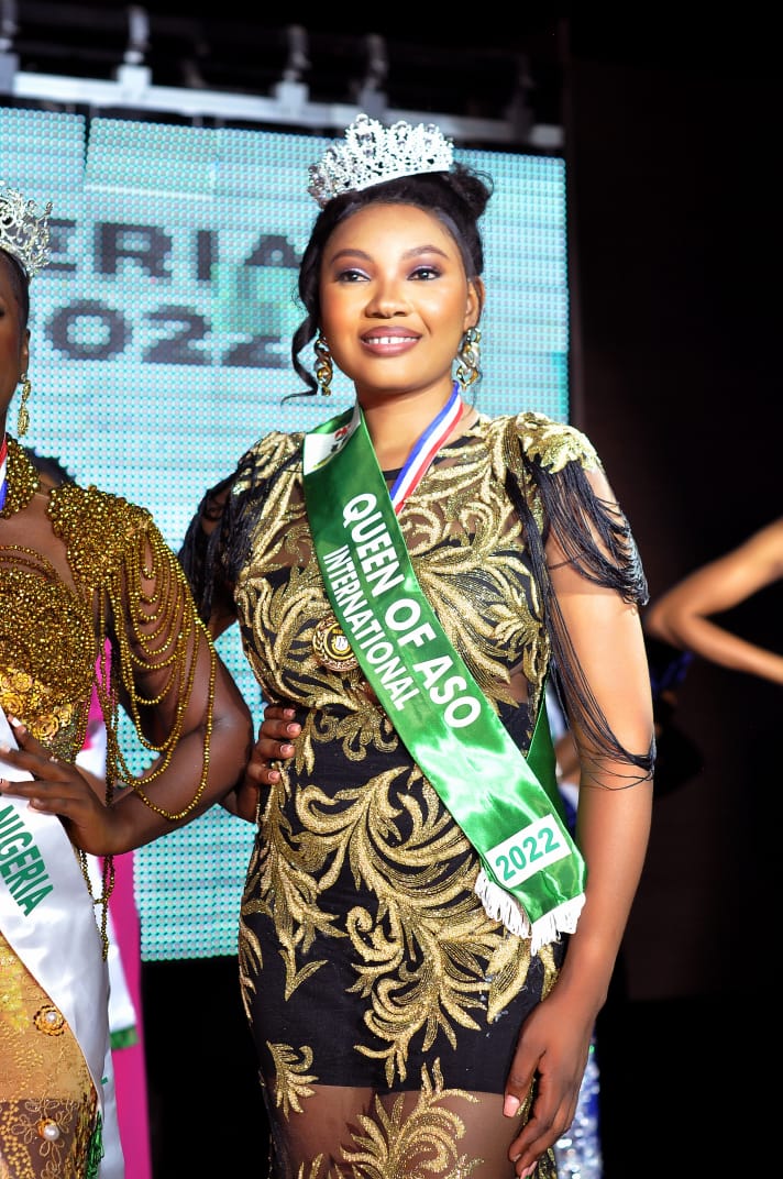 Miss Cross River Princess Mercy Odey Abu Crowned Queen Of Aso International