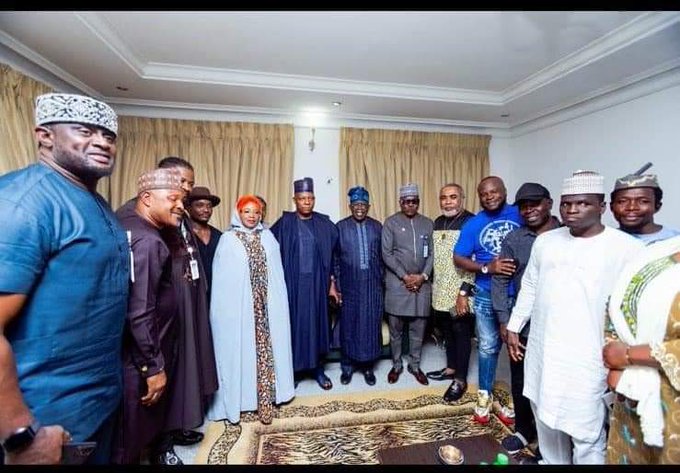 Nollywood Actors Meet Bola Tinubu (Photo) 