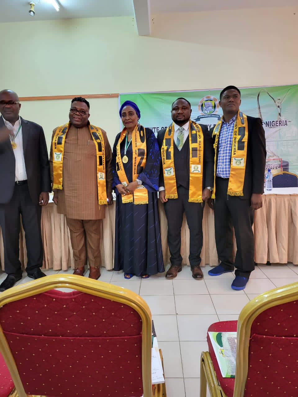 Barr. Shola Gabriel Inducted Fellow Institute Of Debt Recovery Practitioners