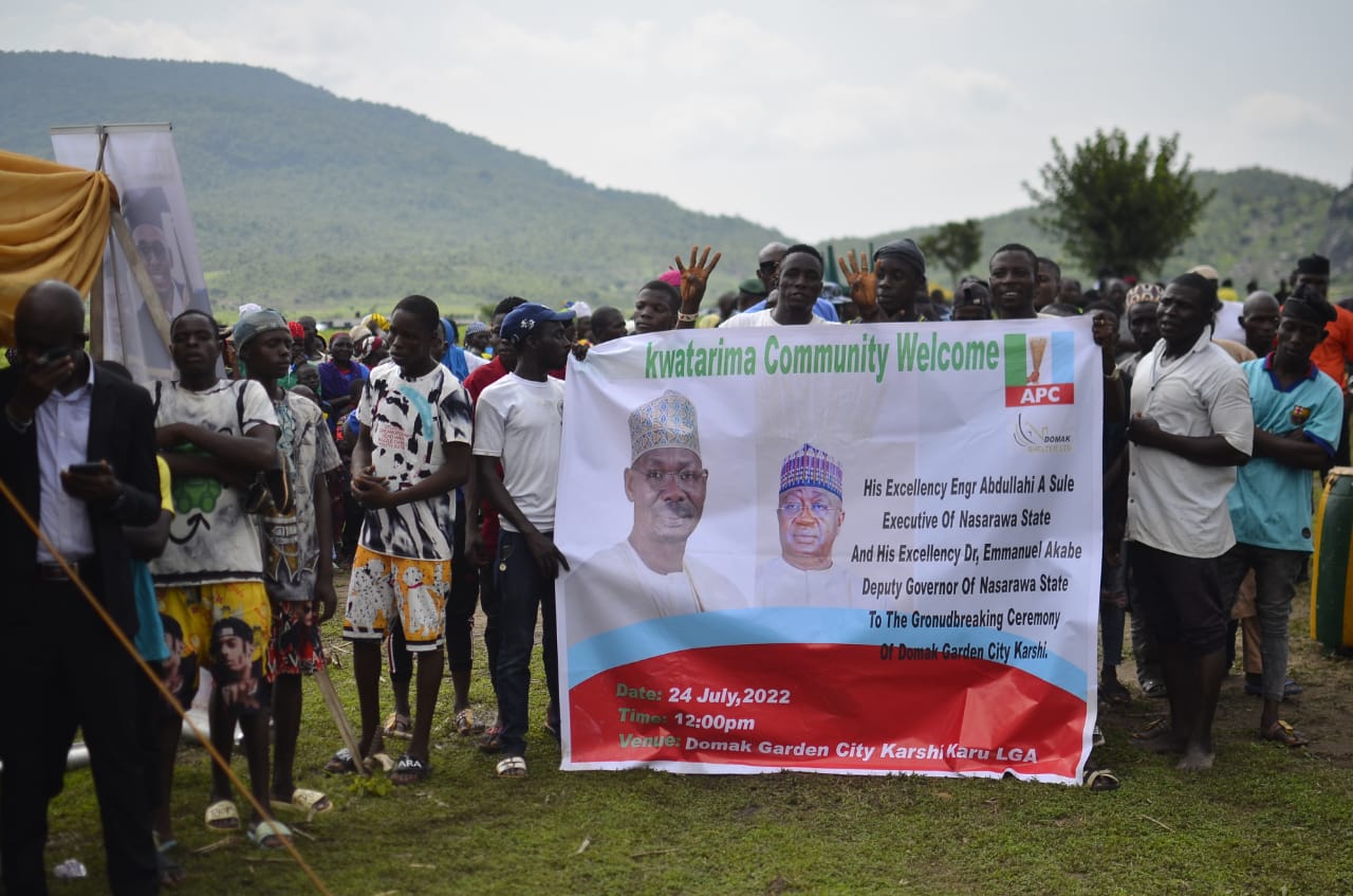 Governor Sule Unveils Domak Garden Housing Project (Pictures) - Properties