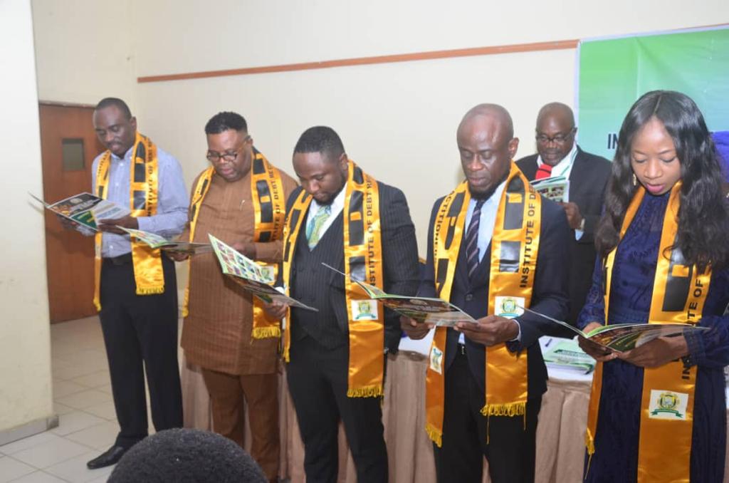 Barr. Shola Gabriel Inducted Fellow Institute Of Debt Recovery Practitioners