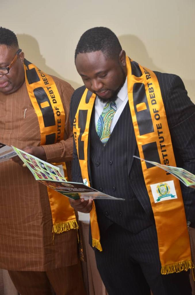 Barr. Shola Gabriel Inducted Fellow Institute Of Debt Recovery Practitioners