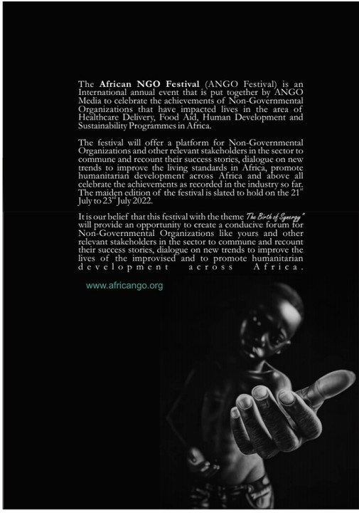 100 Most Impactful NGOs And Donor Agencies To Be Unveiled At African NGO Festiva