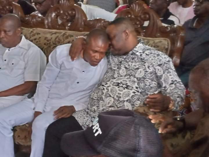 THE FOUNDER AND THE STATE ADVISORY COUNCIL OF THE PASTOR REUBEN INITIATIVE FOR GOOD LEADERSHIP AND ACCOUNTABILITY TODAY PAYS A SOLIDARITY VISIT TO THE COORDINATOR TINUBU SUPPORT GROUP CHIEF EBITIMI AMGBARI.