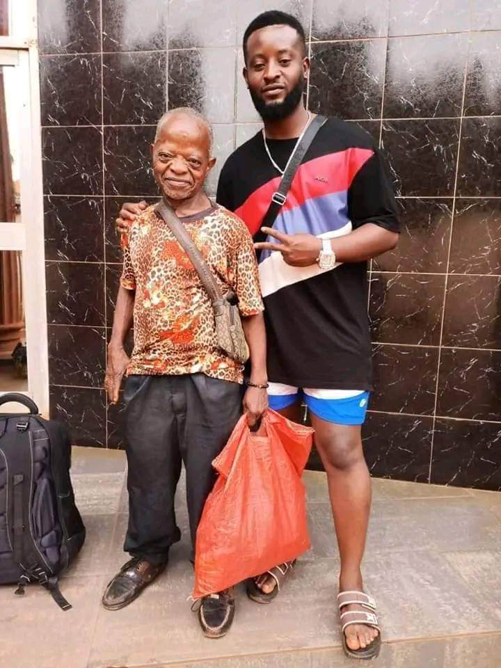 Homeless Veteran Nollywood Actor, Aguba Arrives Port Harcourt to Meet OPM Pastor