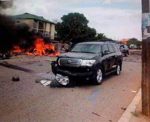Terrorist attack President Buhari’s Convoy in Katsina, Two Injured: