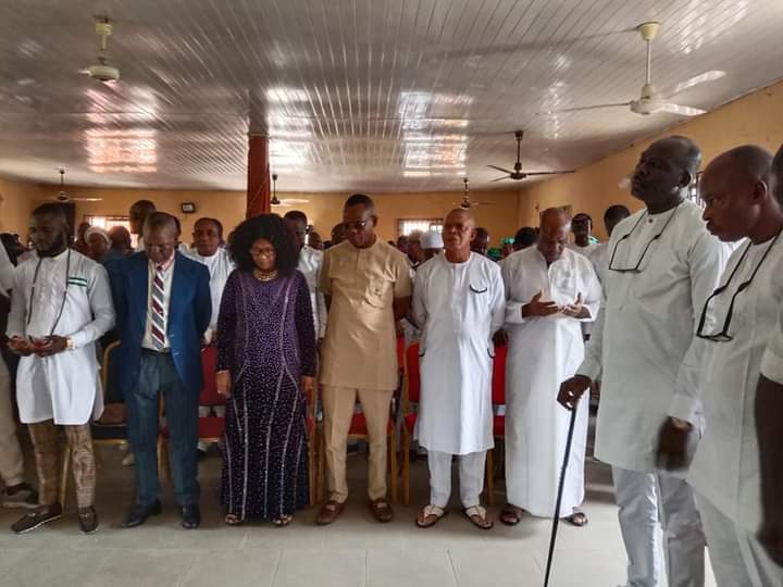 JUST IN:  Thanksgiving Service of Hon Alale Embeleakpo, Sagbama Council Chairman.